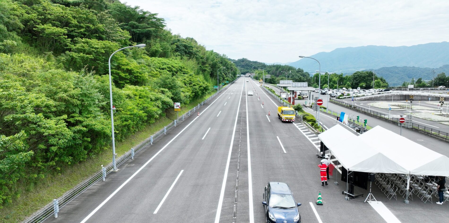 高速道路AI退出支援システムイメージ